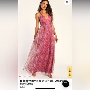 Lulu’s Floral Maxi Dress